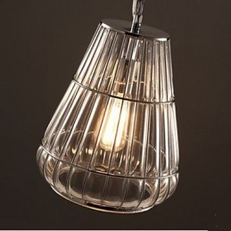 Lámpara colgante de vidrio estilo americano, estilo industrial, estilo café eólico.
