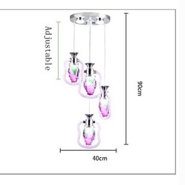 Lámparas colgantes modernas contemporáneas de metal