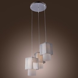 Lámpara colgante galvanizada de estilo mini contemporáneo moderno