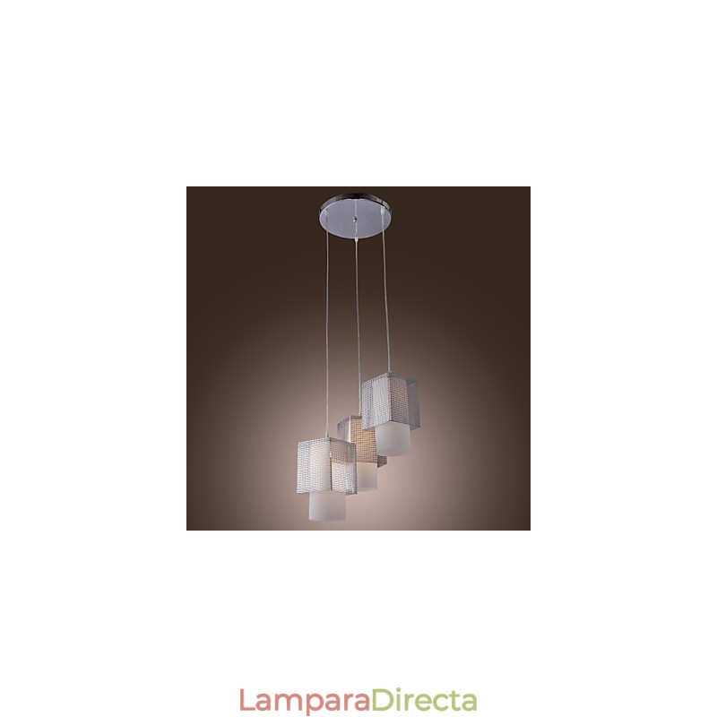 Lámpara colgante galvanizada de estilo mini contemporáneo moderno