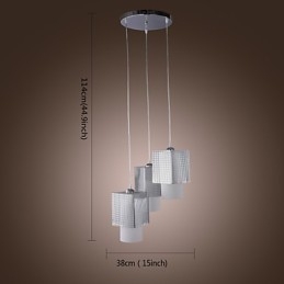 Lámpara colgante galvanizada de estilo mini contemporáneo moderno