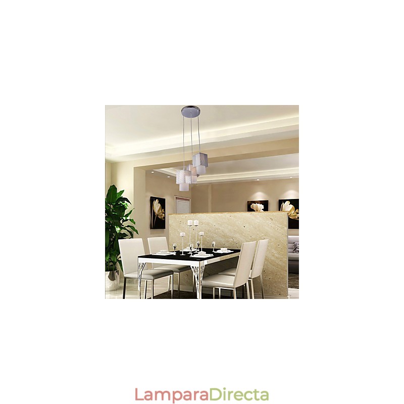 Lámpara colgante galvanizada de estilo mini contemporáneo moderno