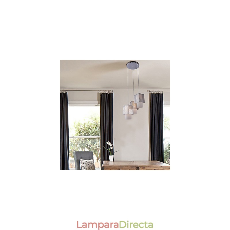 Lámpara colgante galvanizada de estilo mini contemporáneo moderno