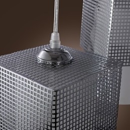 Lámpara colgante galvanizada de estilo mini contemporáneo moderno