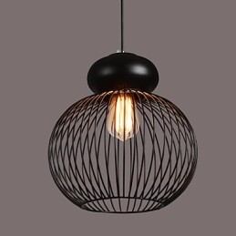 Lámparas colgantes estilo mini, estilo retro, para garaje, de metal.