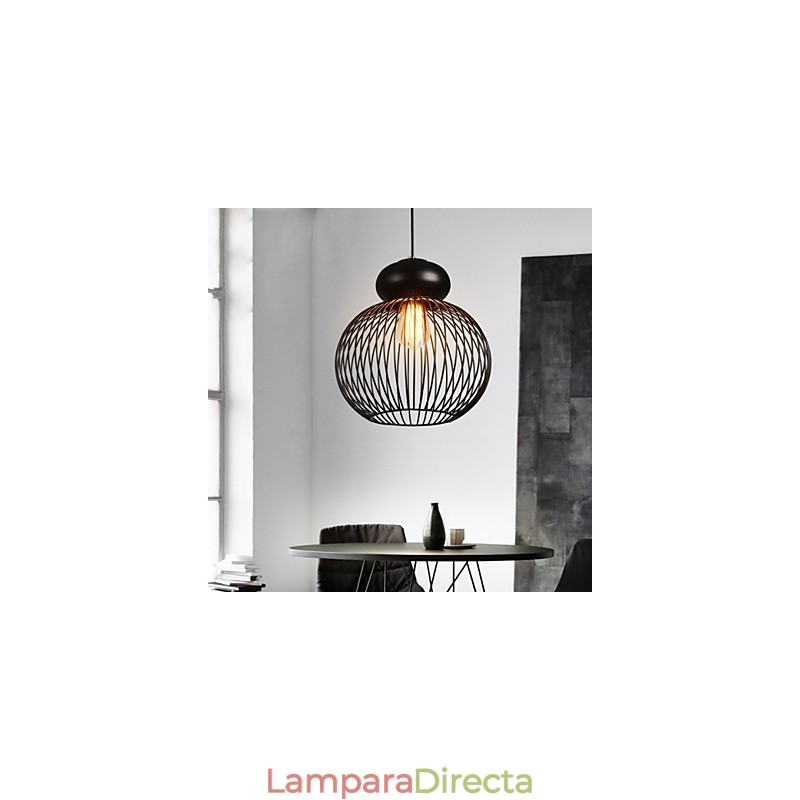 Lámparas colgantes estilo mini, estilo retro, para garaje, de metal.