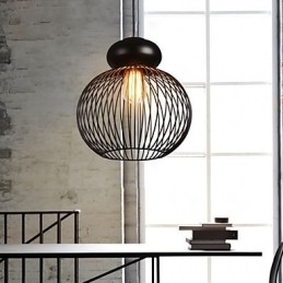 Lámparas colgantes estilo mini, estilo retro, para garaje, de metal.