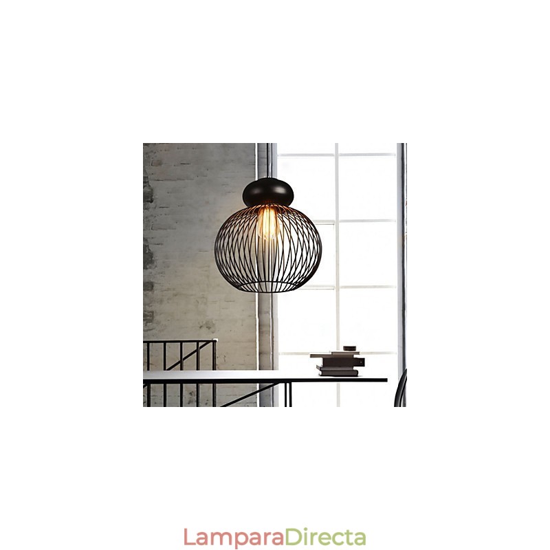 Lámparas colgantes estilo mini, estilo retro, para garaje, de metal.