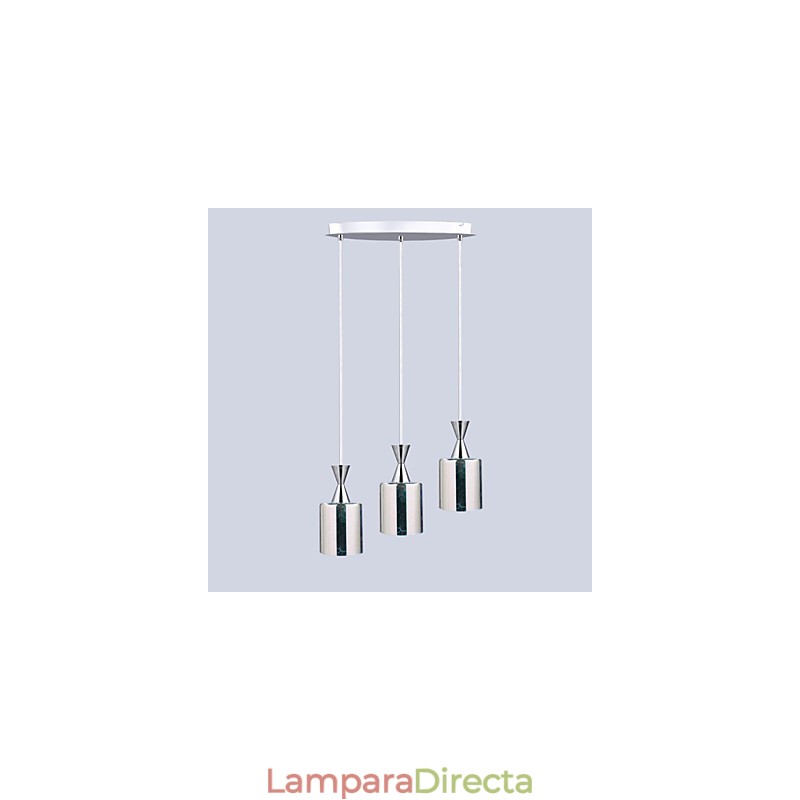 Lámpara cromada con grabado láser Dream