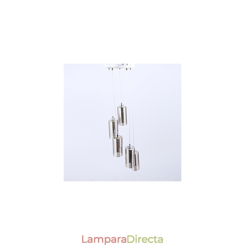 Lámpara de vidrio transparente, simple, moderna y creativa.