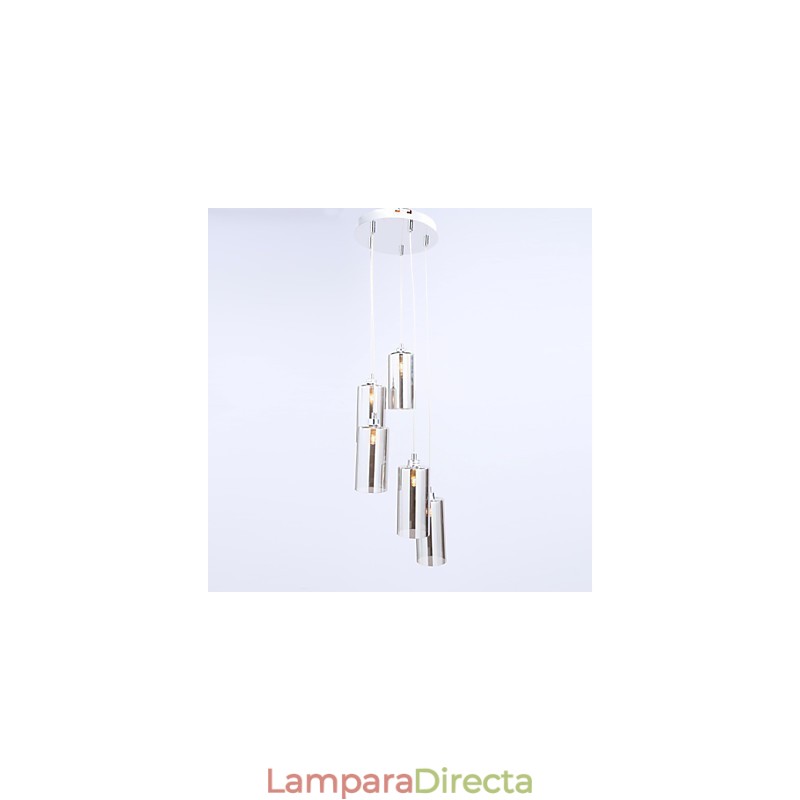 Lámpara de vidrio transparente, simple, moderna y creativa.