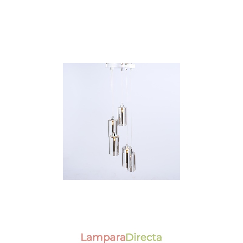 Lámpara de vidrio transparente, simple, moderna y creativa.