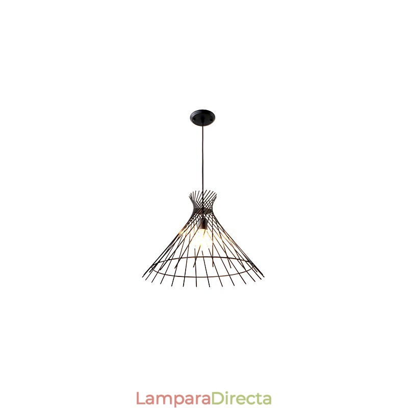 Lámpara colgante de araña estilo mini rústico estilo cabaña retro garaje metal