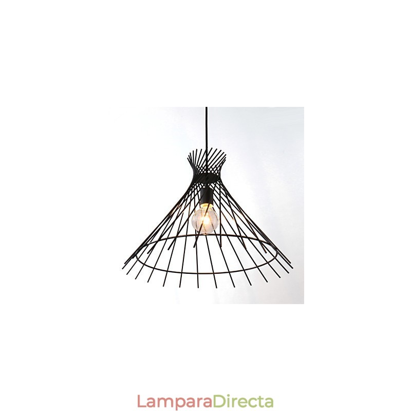 Lámpara colgante de araña estilo mini rústico estilo cabaña retro garaje metal