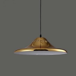 Lámpara colgante de metal dorado estilo campestre para garaje