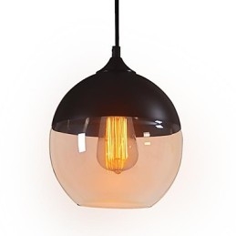 Lámpara colgante de techo de cristal vintage moderna WestMenLights de 200 mm de diámetro