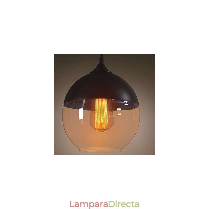 Lámpara colgante de techo de cristal vintage moderna WestMenLights de 200 mm de diámetro