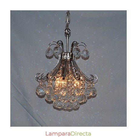 Lámpara colgante moderna contemporánea de cristal mini estilo galvanizado Lámpara colgante moderna contemporánea de cristal mini estilo galvanizado