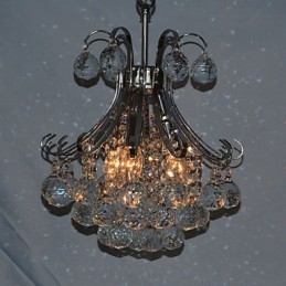 Lámpara colgante moderna contemporánea de cristal mini estilo galvanizado