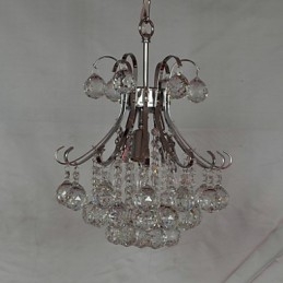 Lámpara colgante moderna contemporánea de cristal mini estilo galvanizado