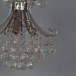 Lámpara colgante moderna contemporánea de cristal mini estilo galvanizado