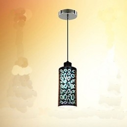 Lámpara colgante creativa de cristal 3D de mesa sencilla