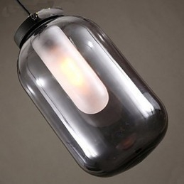 Lámparas de cristal modernas y sencillas
