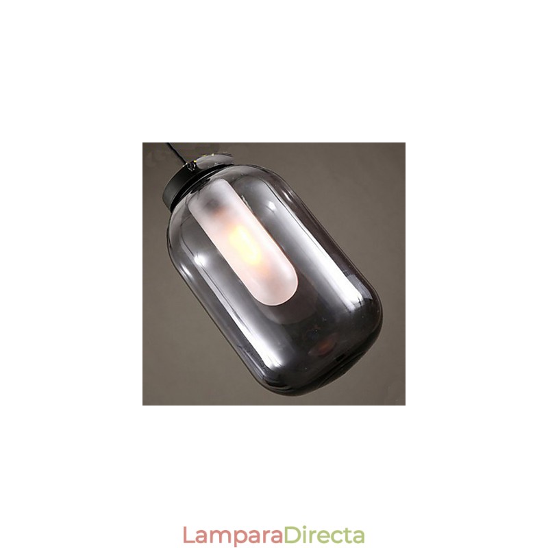 Lámparas de cristal modernas y sencillas
