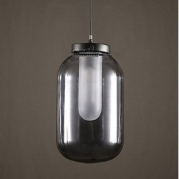 Lámparas de cristal modernas y sencillas