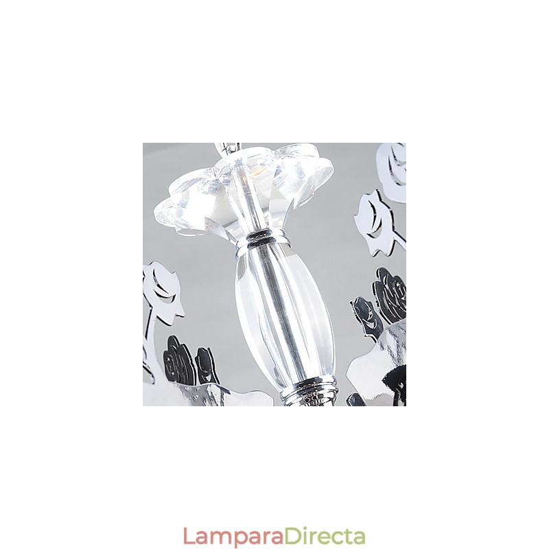 Lámpara de araña moderna contemporánea de metal