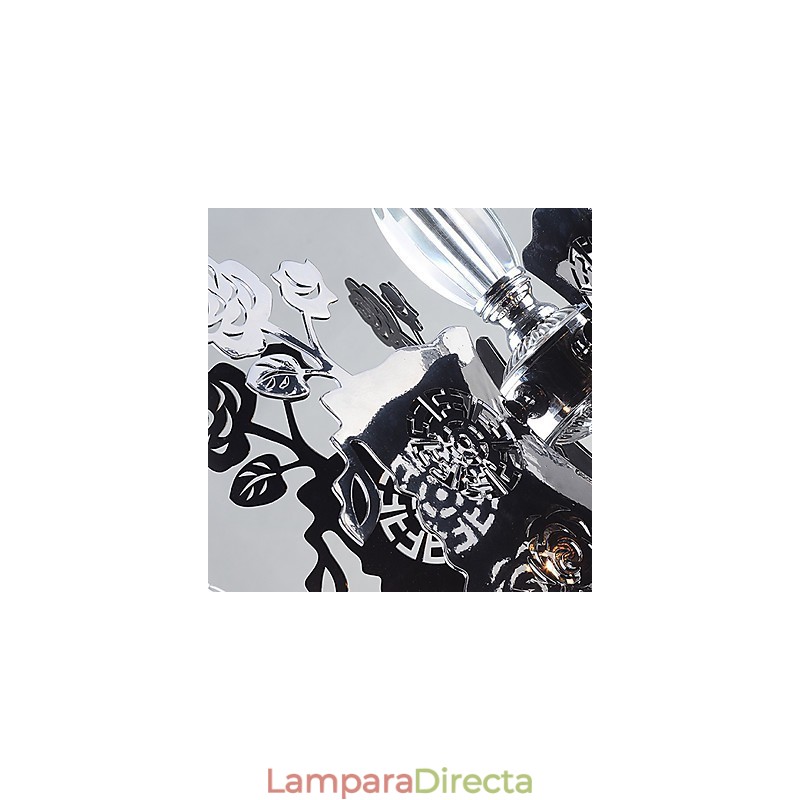 Lámpara de araña moderna contemporánea de metal
