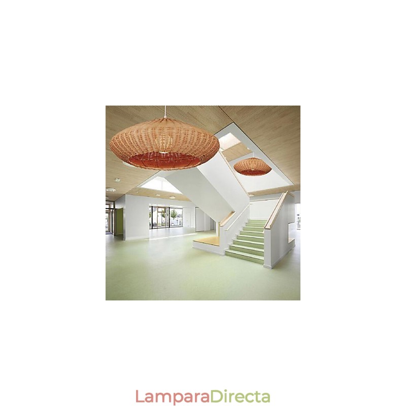 Lámpara colgante de metal de estilo rural contemporáneo moderno