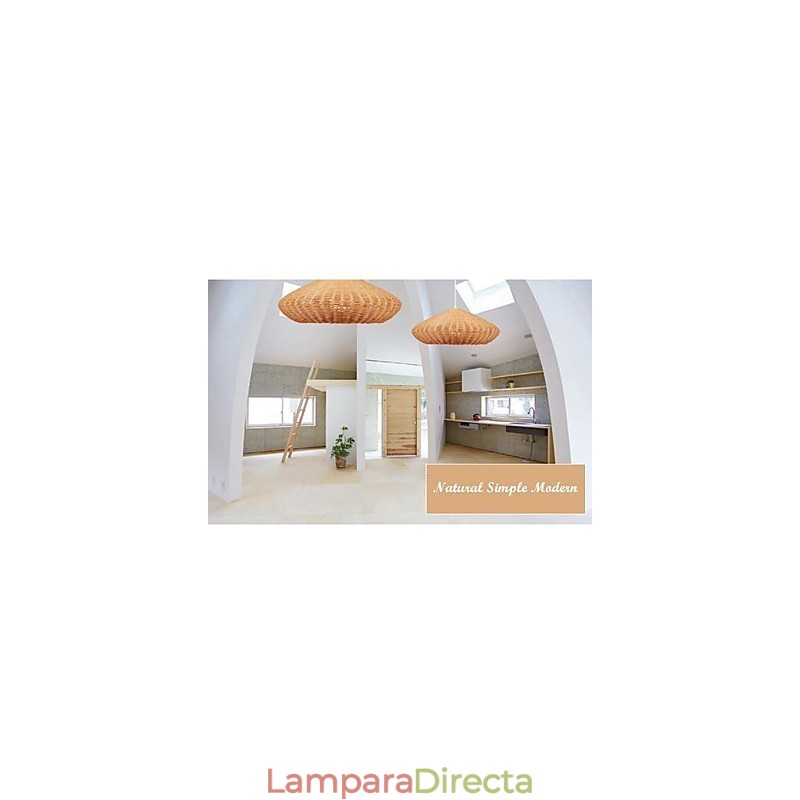 Lámpara colgante de metal de estilo rural contemporáneo moderno