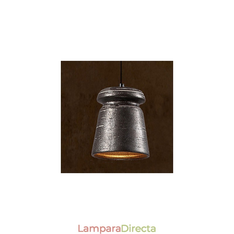 Lámpara de araña colgante de cerámica retro con personalidad para casa de té