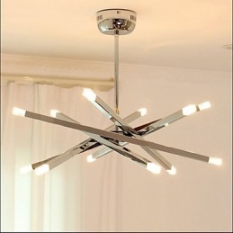 Lámparas de diseño de iluminación creativa de moda Lámpara de araña de 12 luces