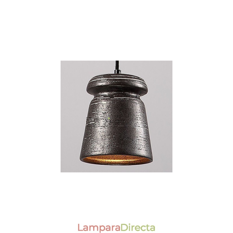 Lámpara de araña colgante de cerámica retro con personalidad para casa de té