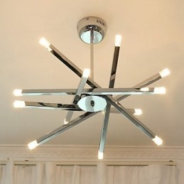 Lámparas de diseño de iluminación creativa de moda Lámpara de araña de 12 luces