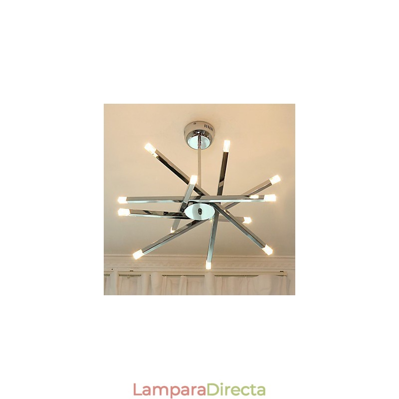 Lámparas de diseño de iluminación creativa de moda Lámpara de araña de 12 luces