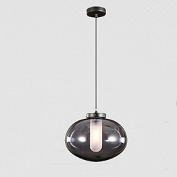 Lámparas de cristal modernas y sencillas