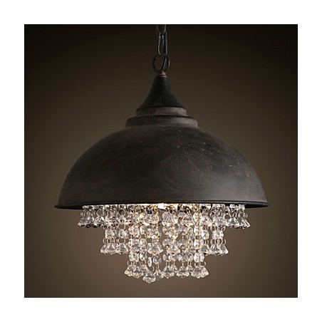 Lámpara colgante estilo loft de cristal, estilo retro, para café, garaje, metal. Lámpara colgante estilo loft de cristal, estilo retro, para café, garaje, metal.