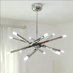Lámparas de diseño de iluminación creativa de moda Lámpara de araña de 12 luces