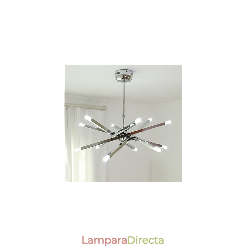 Lámparas de diseño de iluminación creativa de moda Lámpara de araña de 12 luces
