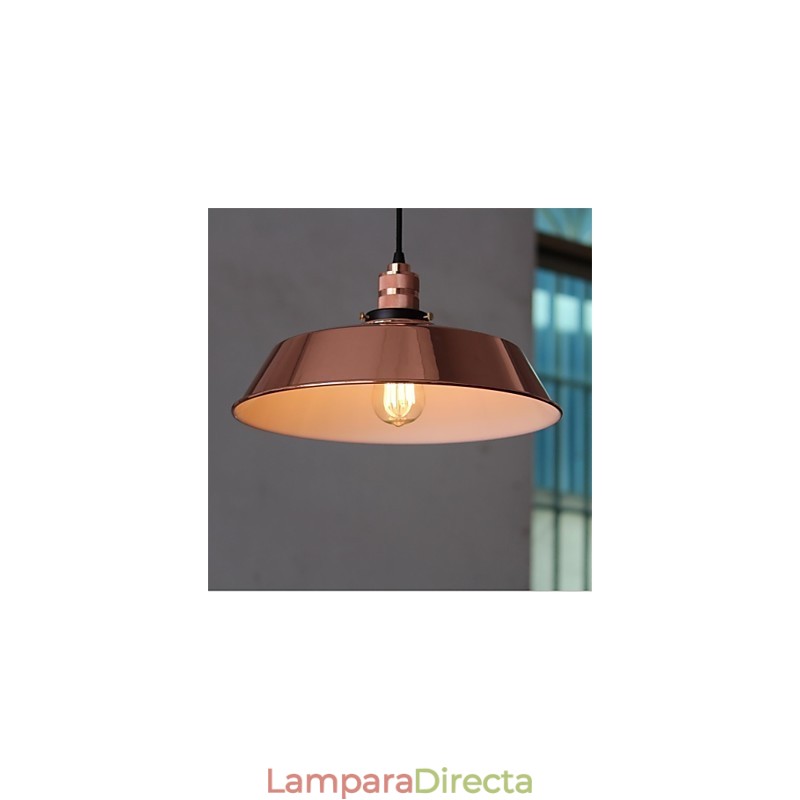 Lámpara de araña retro minimalista con cubierta única de 360 mm de diámetro.