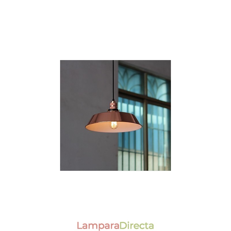 Lámpara de araña retro minimalista con cubierta única de 360 mm de diámetro.