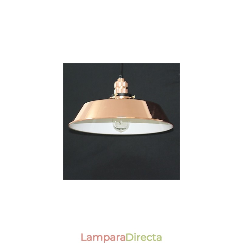 Lámpara de araña retro minimalista con cubierta única de 360 mm de diámetro.