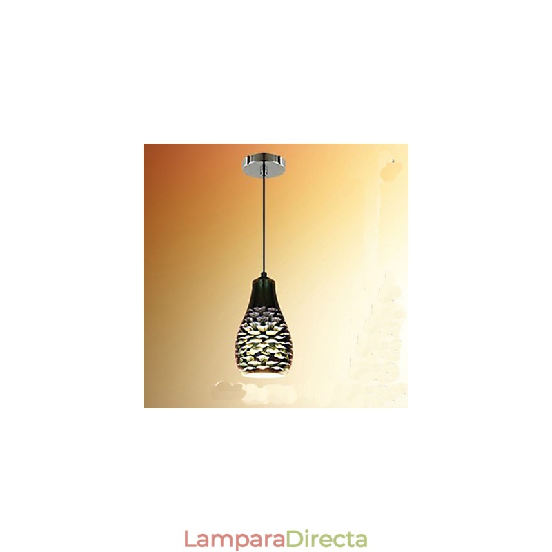 Lámpara colgante creativa de cristal 3D de mesa sencilla