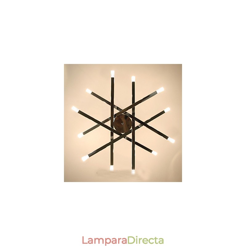 Lámparas de diseño de iluminación creativa de moda Lámpara de araña de 12 luces