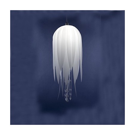 Lámpara colgante moderna minimalista blanca 1 luz metal y Lámpara colgante moderna minimalista blanca 1 luz metal y