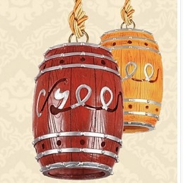 Lámpara de araña de resina de barril con decoración minimalista moderna