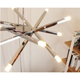 Lámparas de diseño de iluminación creativa de moda Lámpara de araña de 12 luces